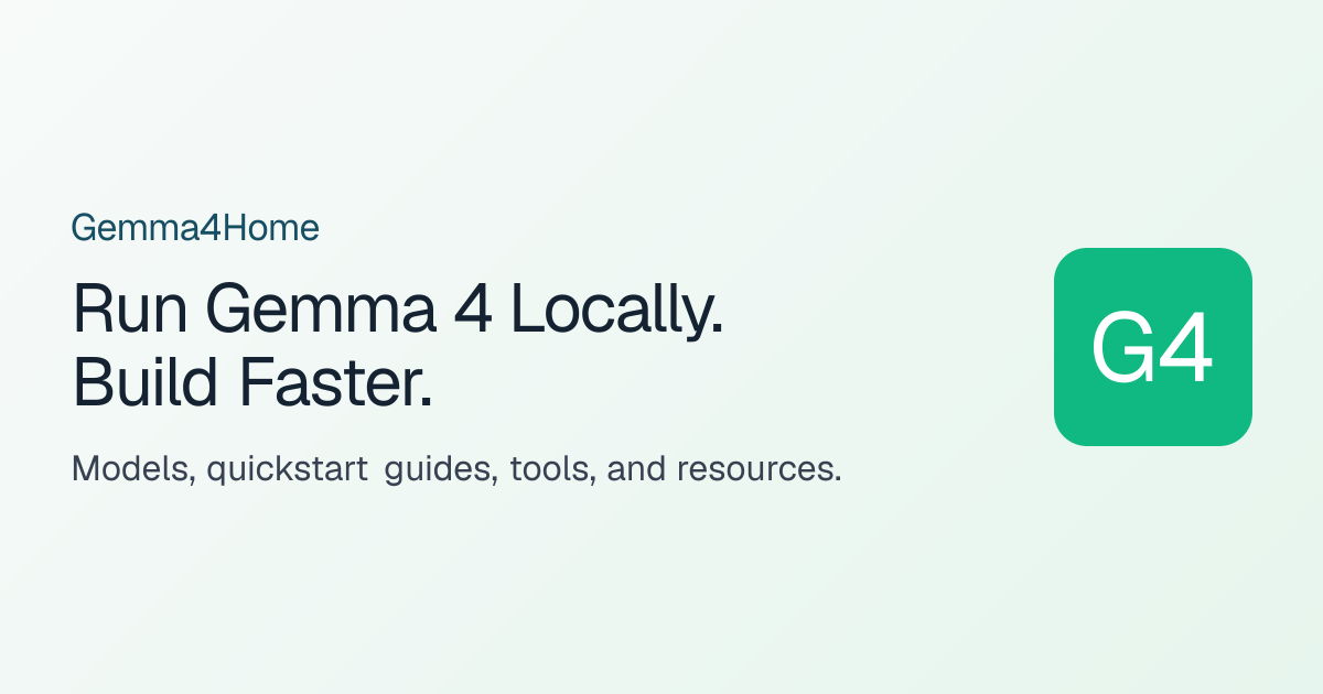 Run Gemma 4 Locally — Ollama & llama.cpp Guide | Gemma4Home